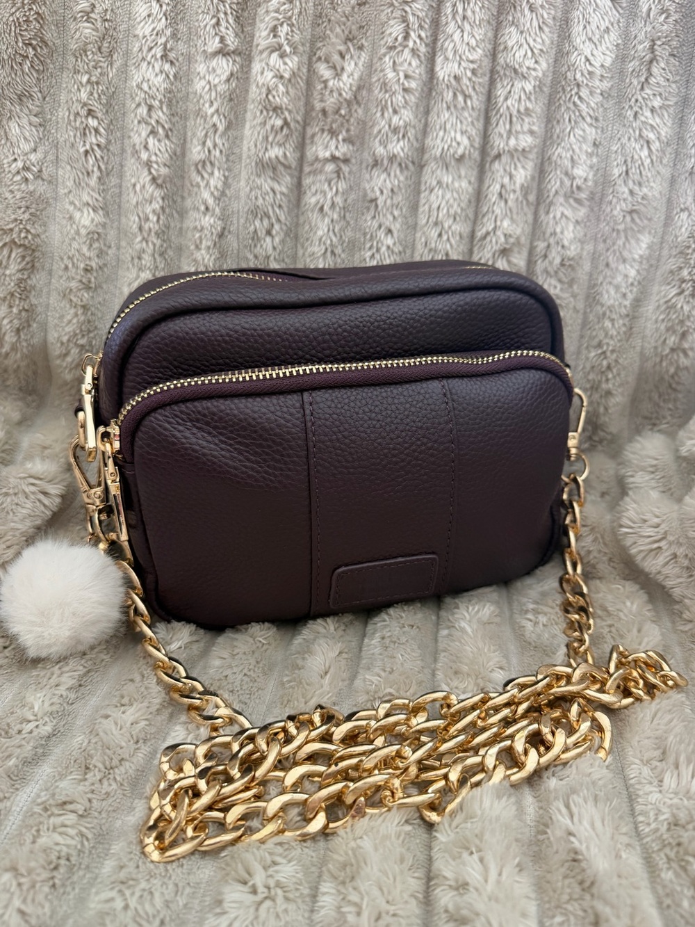 Pom Pom London Original Bag - Plum